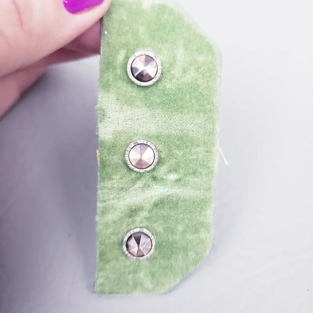 Antique Mother of Pearl Vest Buttons Shirt Tuxedo Button Studs Gold Tone Set 3